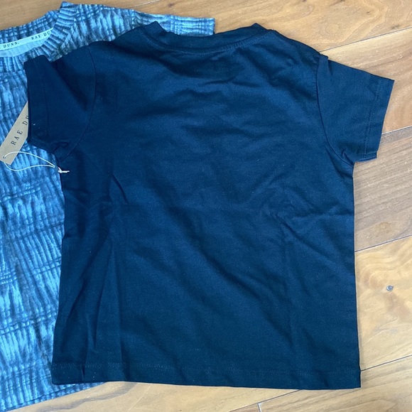 Rae Dunn set of 2 boys tees size 5 NWT! Cool Dude and grey printed tees - Picture 5 of 9